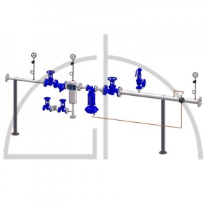 Druckminderstrecke bis 500 kg/h