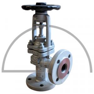 Ari Faba maintenance-free shut-off valve DN 65 - PN 40, elbow, material: 1.0619+N