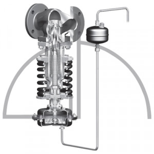 Ari Predu pressure reducing valve DN 20 PN 25, low pressure setpoint range 0.2 - 0.6 bar (g)