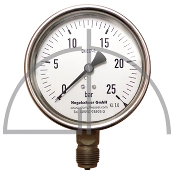 1X(-40 1/8 Manometer für Kraftstoff Luft Öl Flüssigkeit Wasser 0-20Baae